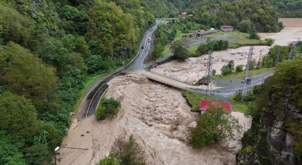 Doğu Karadeniz’de Şiddetli Yağış Sonrası Gözlemler ve Kurtarma Çalışmaları