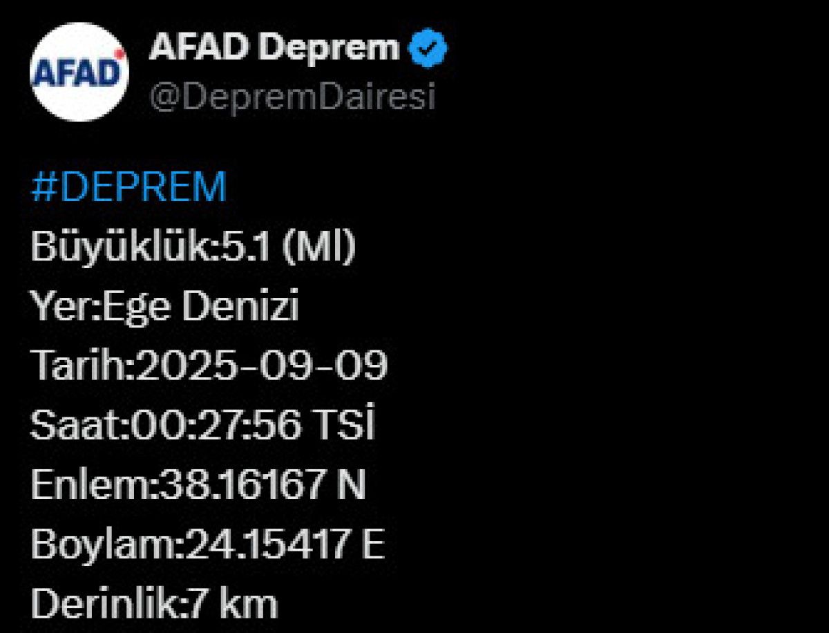 Ege Denizi’nde 5.1 Büyüklüğünde Deprem ve İzmir Çevresindeki Etkileri