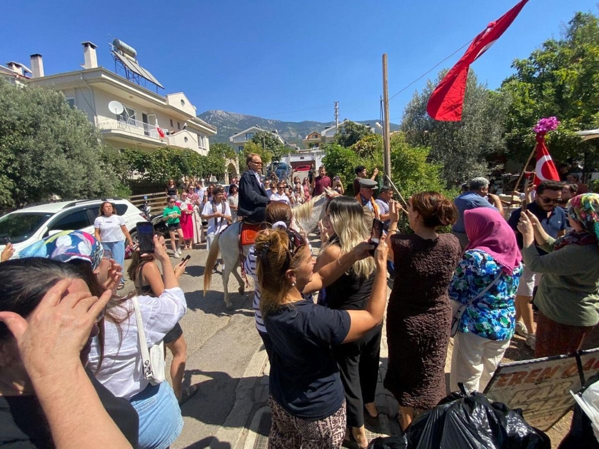 Muğla'da At Üstünde Gelin Alma Gelenekli Düğün Heyecanı