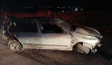 Siverek-Çermik Yolu’nda U dönüşüyle Takla Atan Otomobilde Yaralanan Sürücü Hastaneye Kaldırıldı