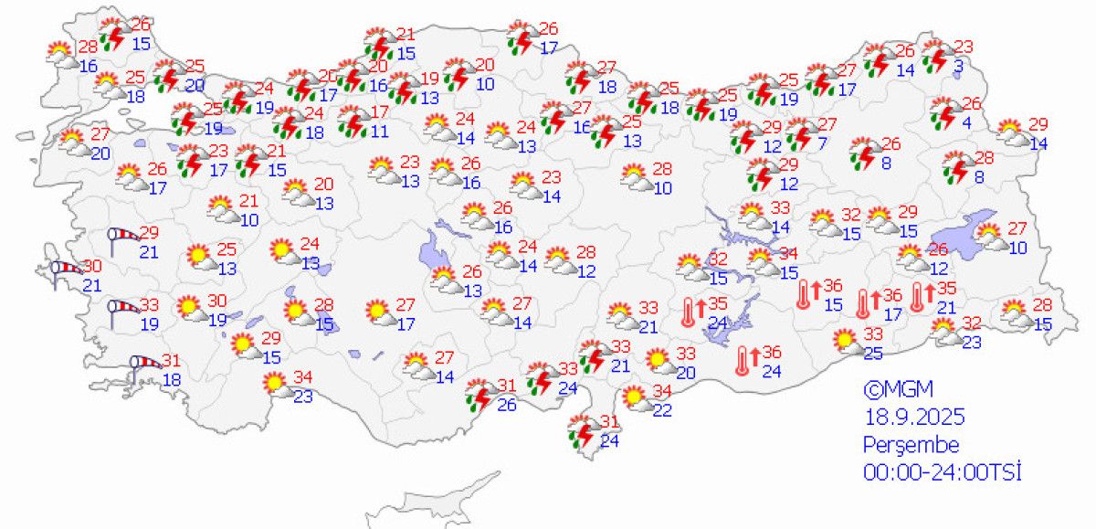 Türkiye'de Yeni Yağışlı Sistem: Kuzey ve Doğu Kesimlerde Yağışlar ve Düşen Sıcaklıklar